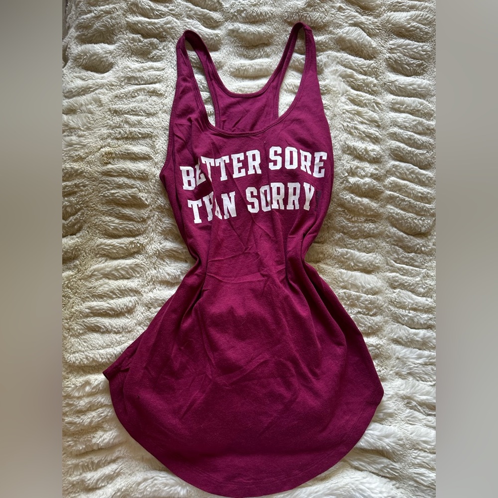 💓 Pink Victoria secret small tank top stretchy casual